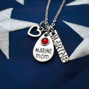 Marine Mom Necklace